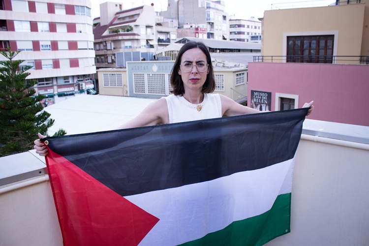 La portavoz del grupo municipal de Compromís per Elx, Esther Díez.