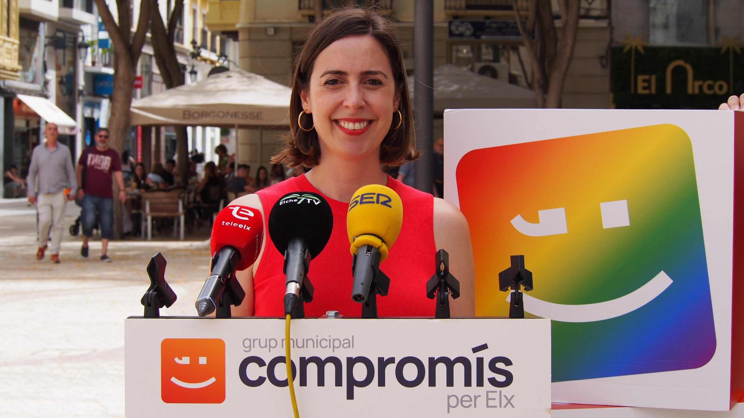 La portavoz del grupo municipal de Compromís, Esther Díez.