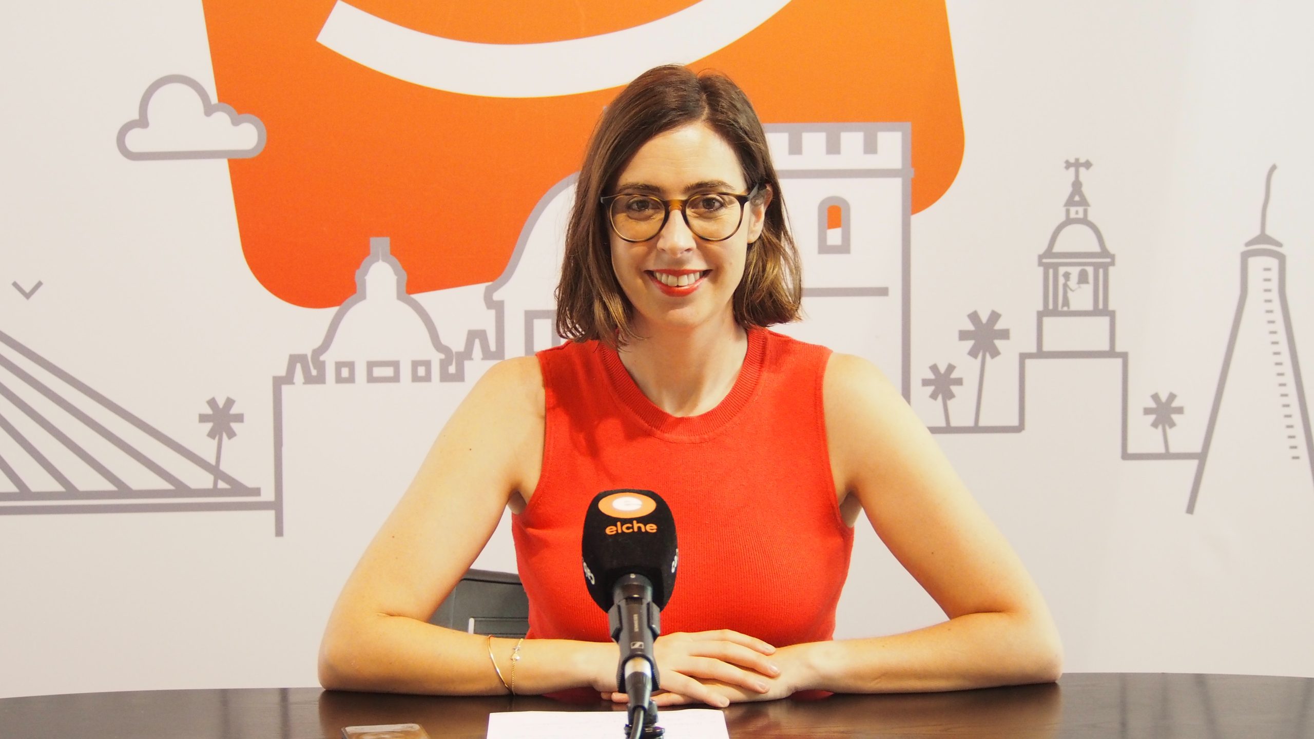 La portavoz del grupo municipal de Compromís per Elx, Esther Díez.