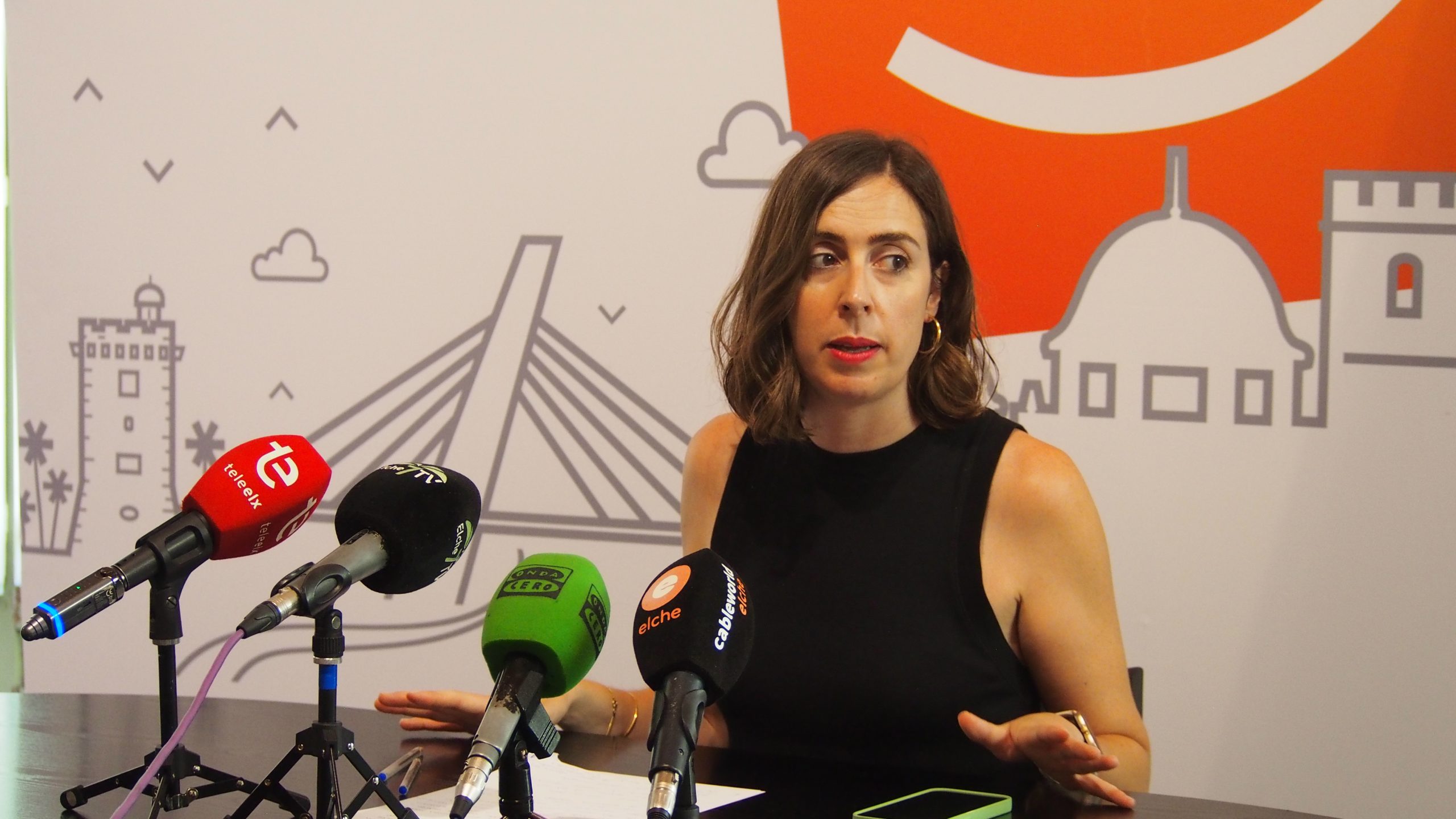 La portavoz del grupo municipal de Compromís, Esther Díez.