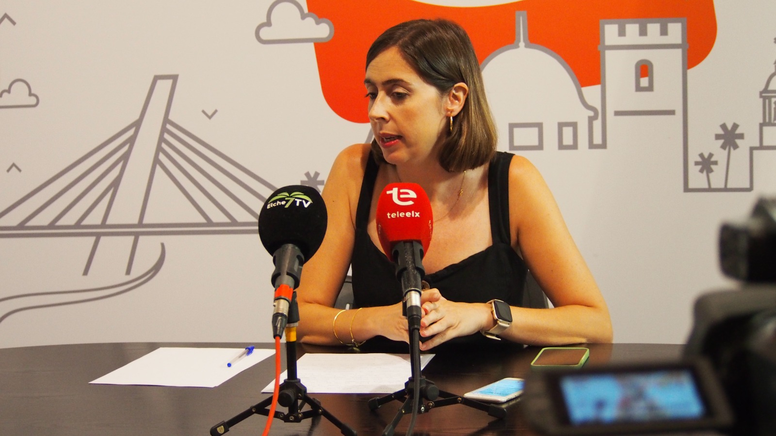 La portaveu del grup municipal de Compromís per Elx, Esther Díez.