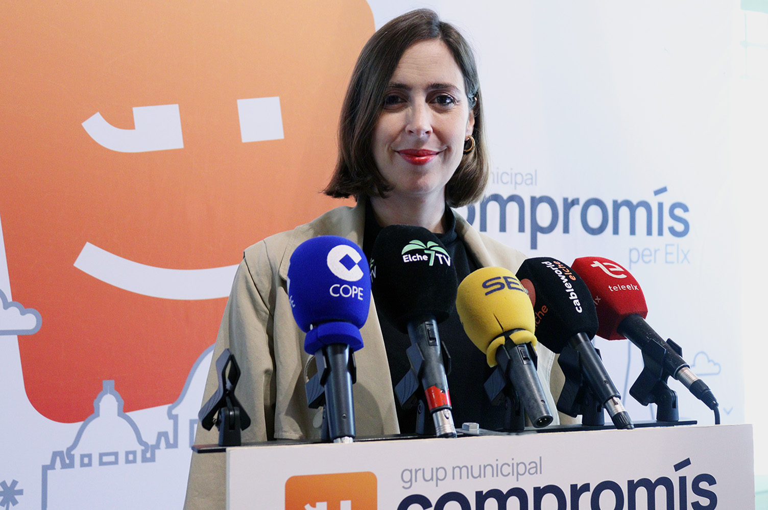 La portavoz del grupo municipal de Compromís, Esther Díez.