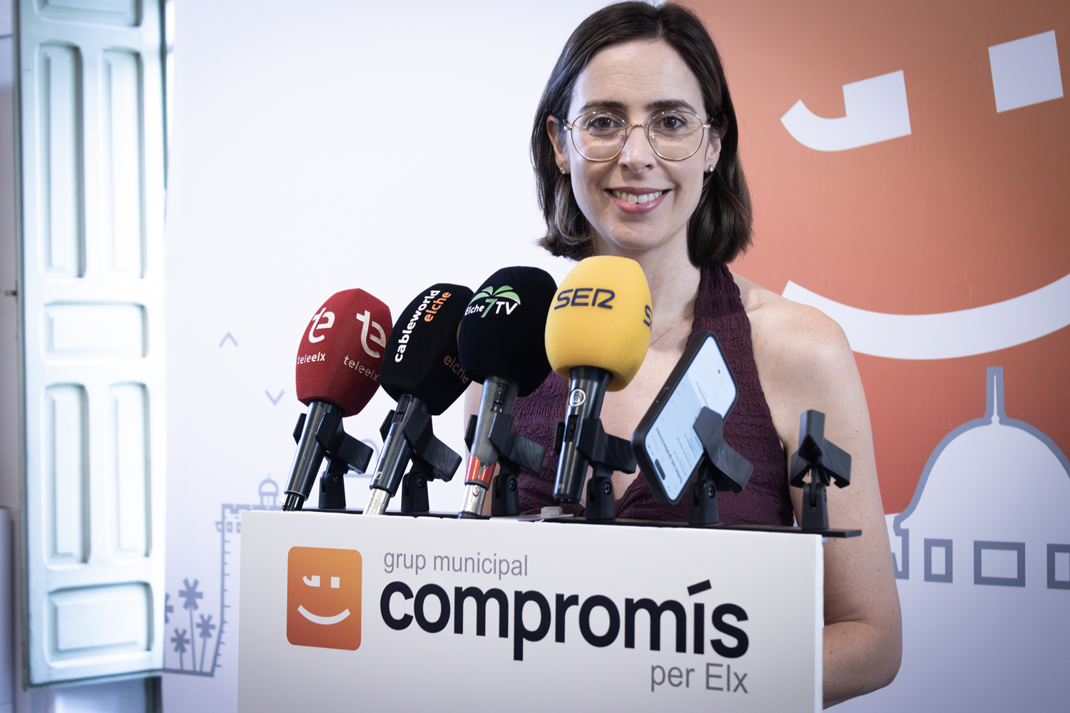 La portavoz del grupo municipal Compromís, Esther Díez.